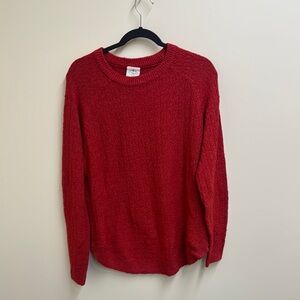 St. John's Bay Vibrant Red Knit Pullover